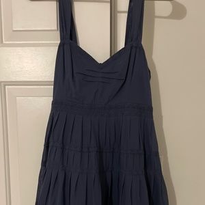 NWT!! Beautiful Dark Blue Anthropologie Summer Dress
